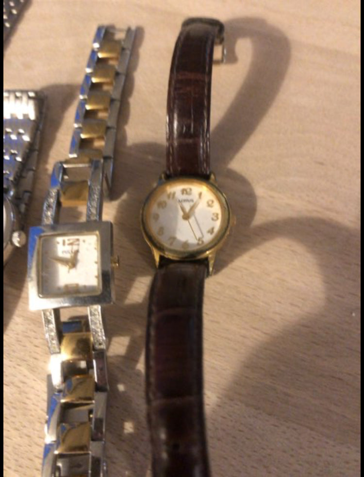 Armbåndsure, dame 5 stk.